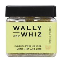 Wally and Whiz Hyldeblomst med Mynte- og Limepulver Gourmet Vingummi 140 g